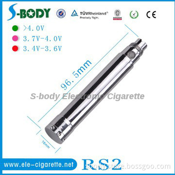 Newest electronic cigarette batteries ego RS2 battery from S-body